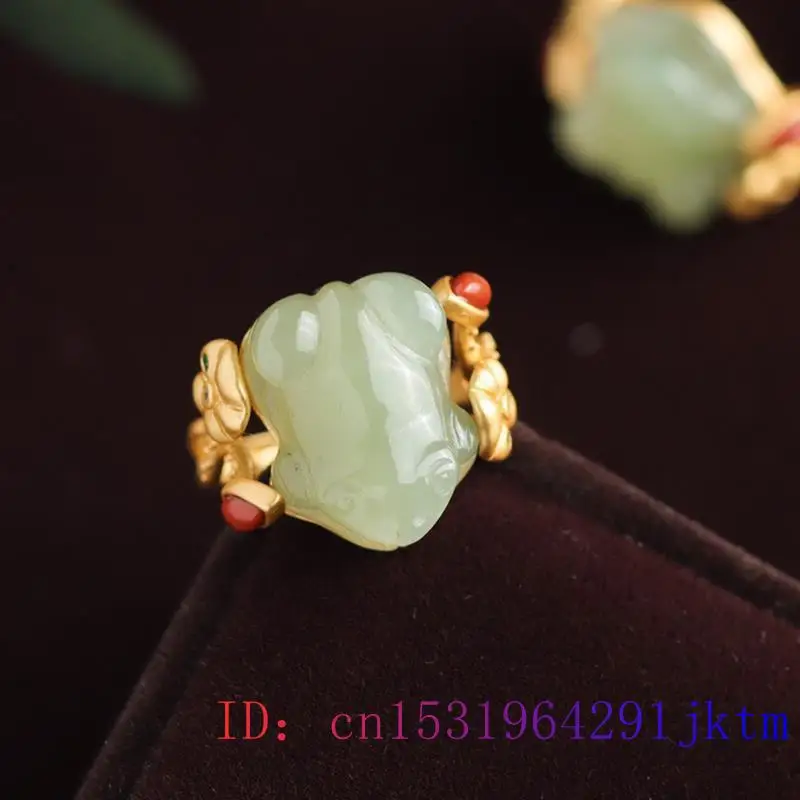 Green Jade Frog Rings Charms N - Women'S Accessories Designer ulasan dan harga