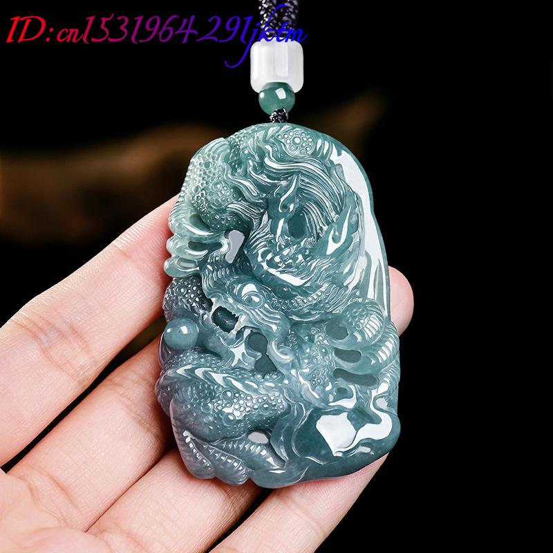 Natural Burmese Jadeite Dragon - Women'S Accessories Designer ulasan dan harga