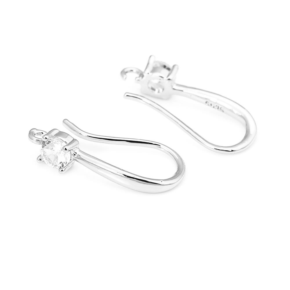 18K Gold Color Brass with Zirc - Women Accessories Earrings ulasan dan harga