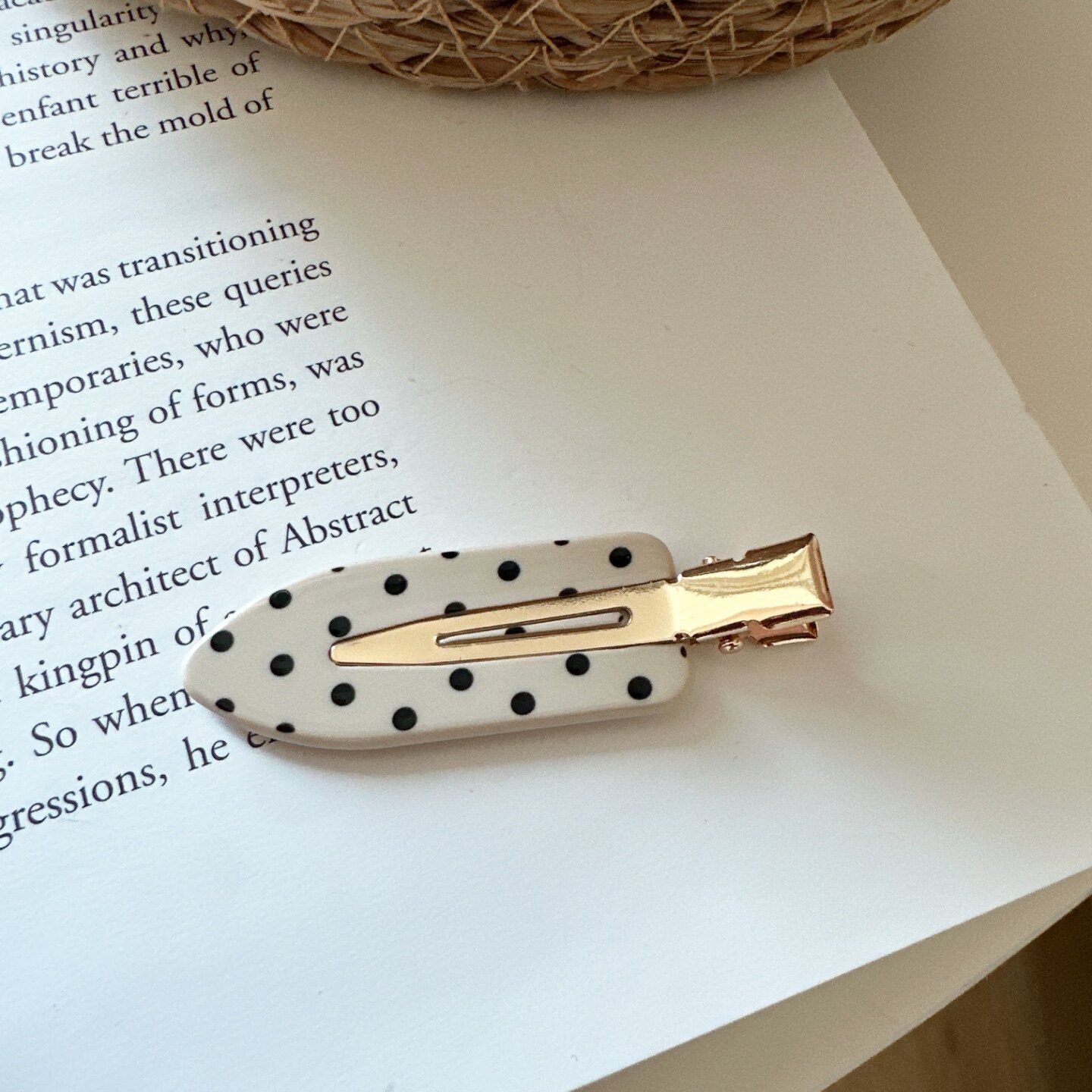 Vintage Polka Dot Hair Clips f - Women'S Vintage Accessories ulasan dan harga