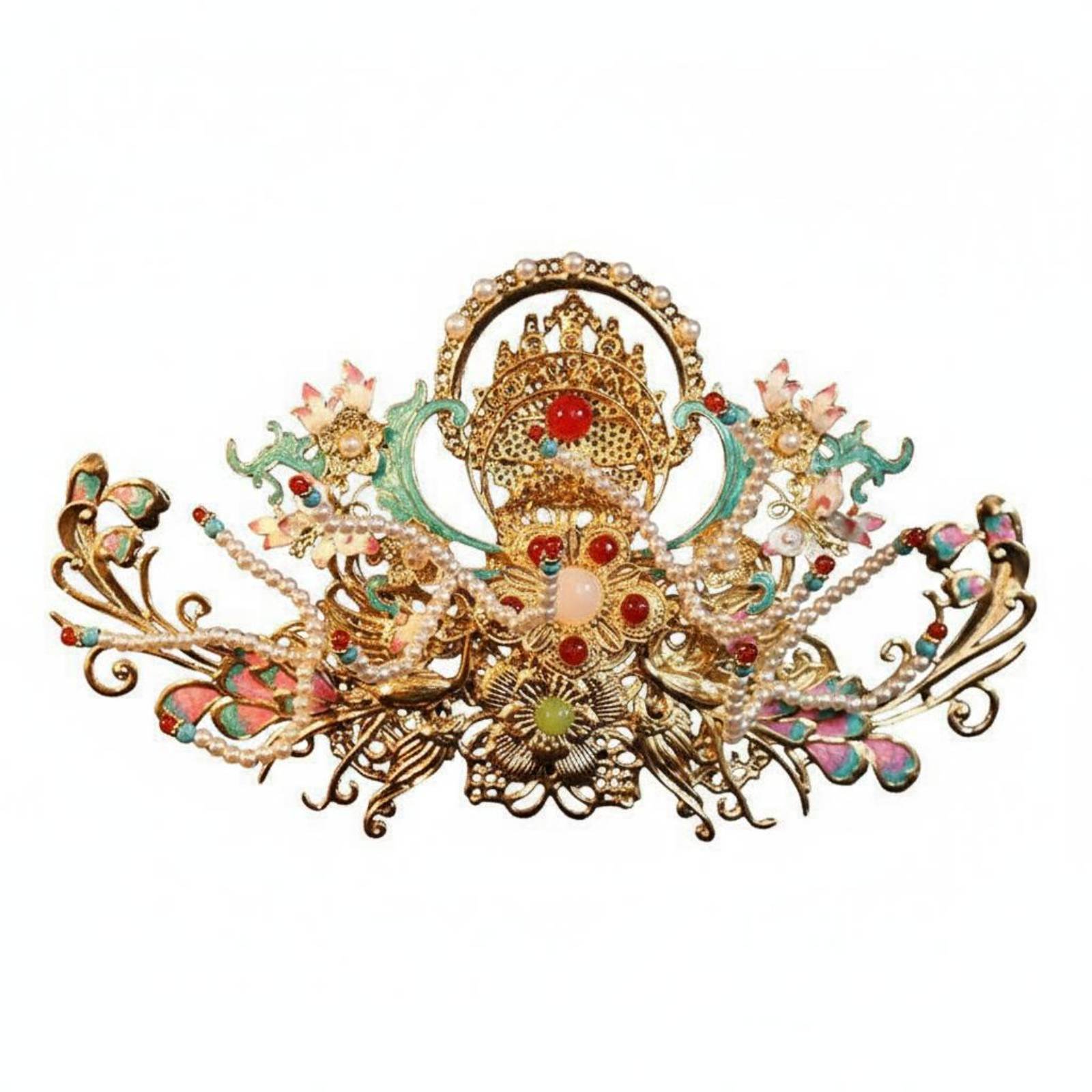 Traditional Chinese Hair Crown - Women'S Accessories Designer ulasan dan harga