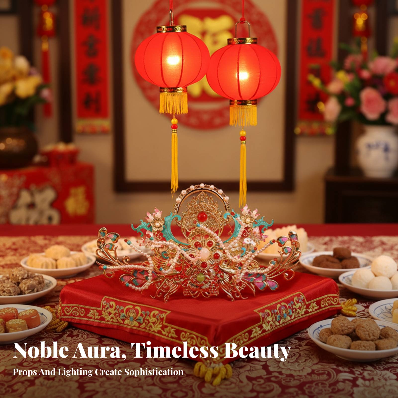 Traditional Chinese Hair Crown - Women'S Accessories Designer ulasan dan harga