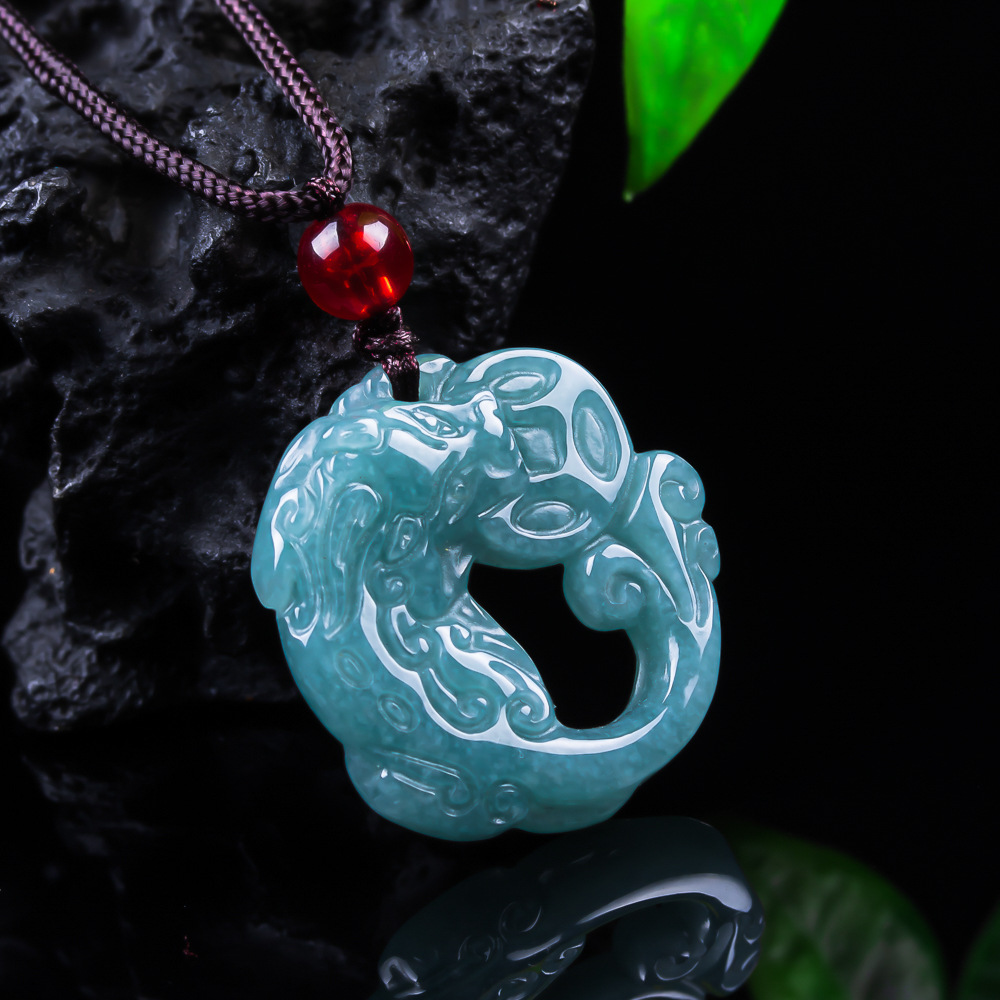 Burmese Jadeite Pixiu Pendant  - Women'S Accessories Designer ulasan dan harga