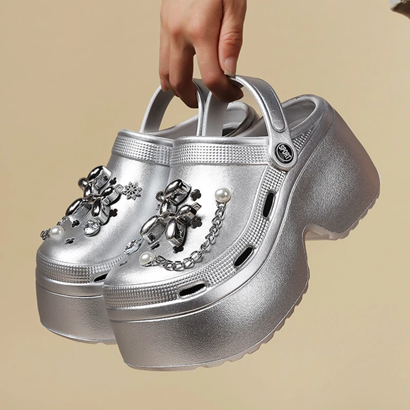 New Women's Silver Platform Cl - Women'S Accessories Trends 2025 ulasan dan harga