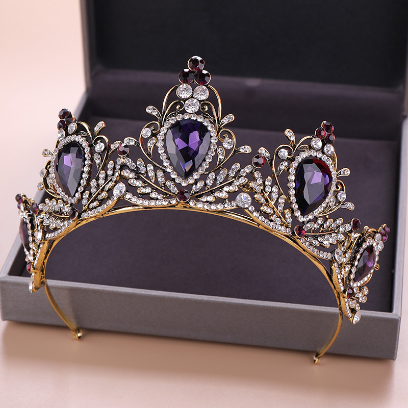 Elegant Crown Headpiece Baroqu - Women'S Vintage Accessories ulasan dan harga