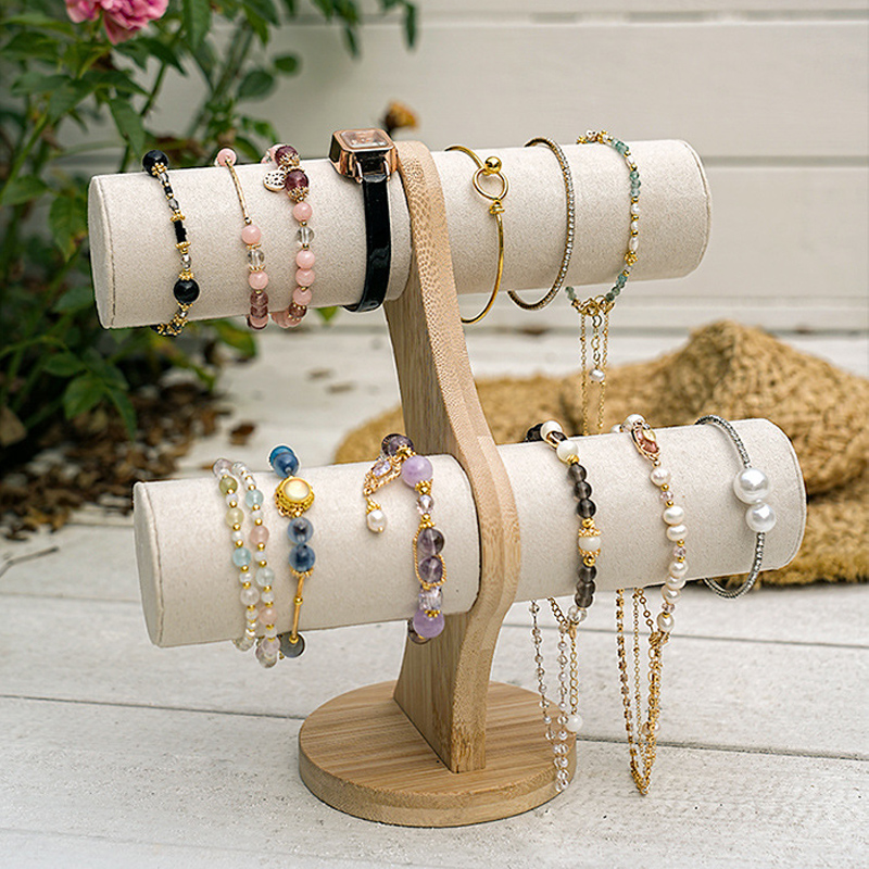 Double Layer Rack Organizer Wo - Women Accessories Display ulasan dan harga