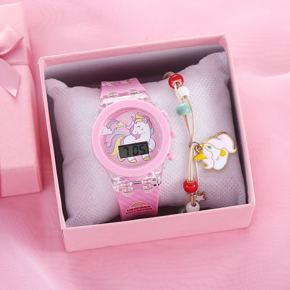 Cute Unicorn Girls Watches wit - Women Accessories Display ulasan dan harga