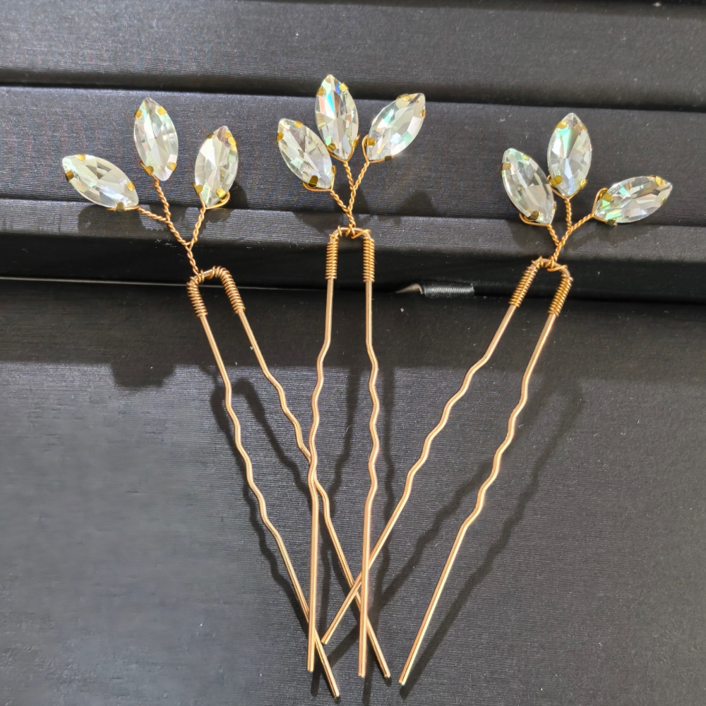 3pcs/set Pearl U-shaped Hairpi - Women'S Accessories Designer ulasan dan harga