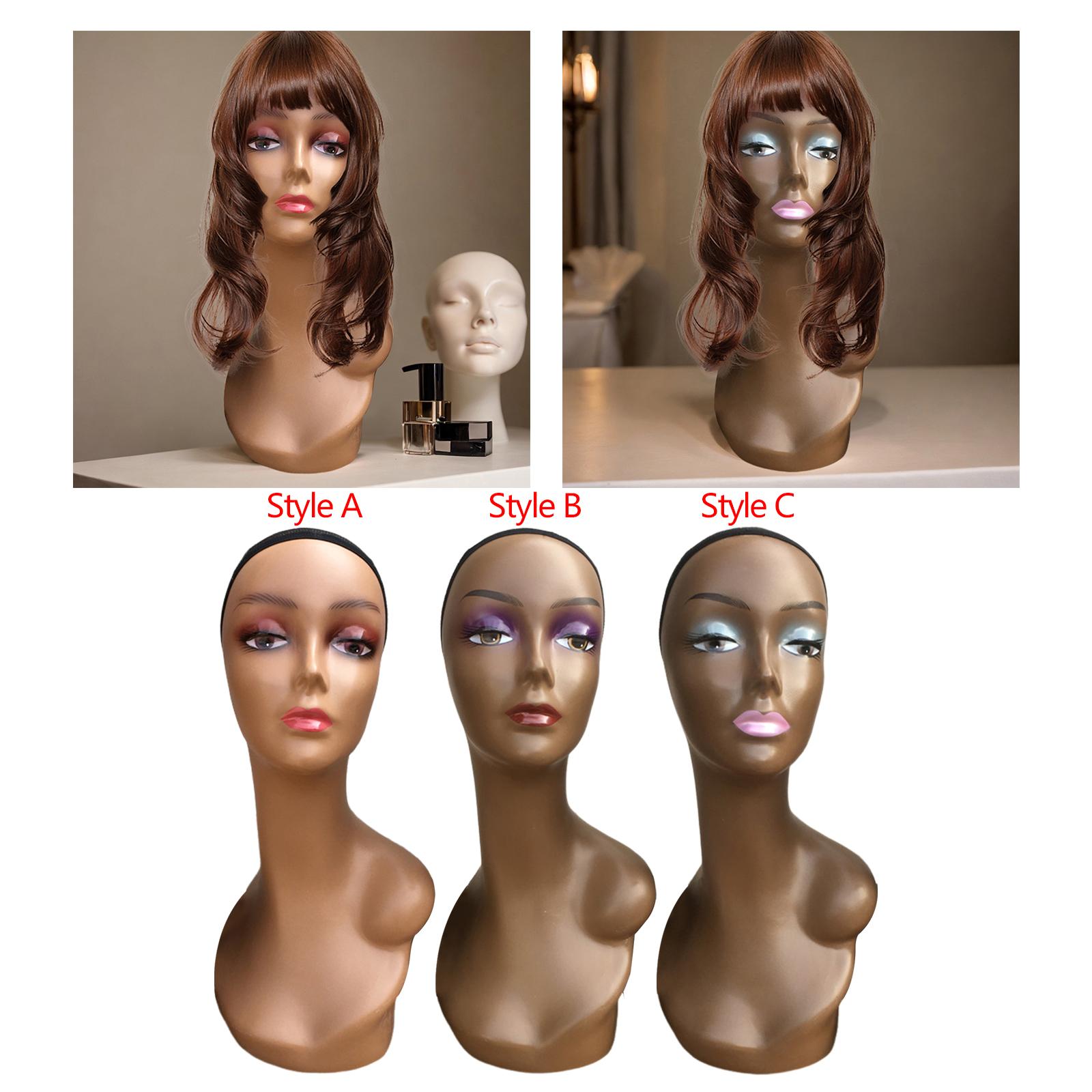 Woman Mannequin Head with Shou - Women Accessories Display ulasan dan harga