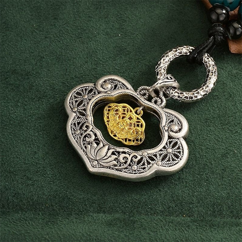 Vintage Hollow Golden Lotus Fl - Women'S Vintage Accessories ulasan dan harga