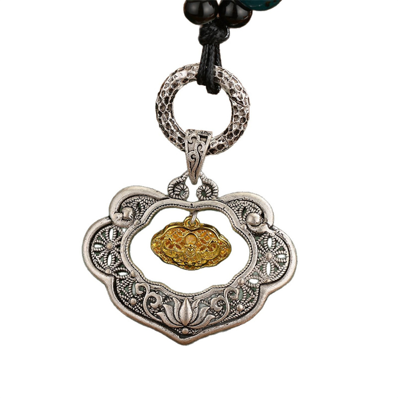 Vintage Hollow Golden Lotus Fl - Women'S Vintage Accessories ulasan dan harga