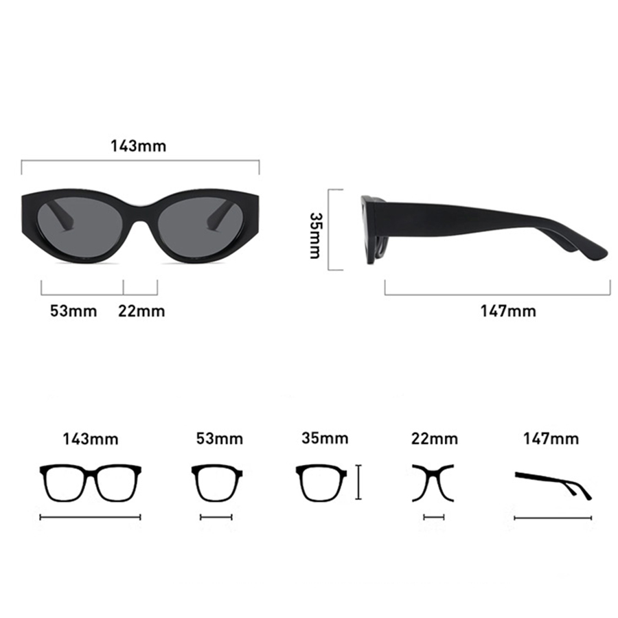 Women Men Classic Cat-Eye Pola - Women'S Accessories Designer ulasan dan harga