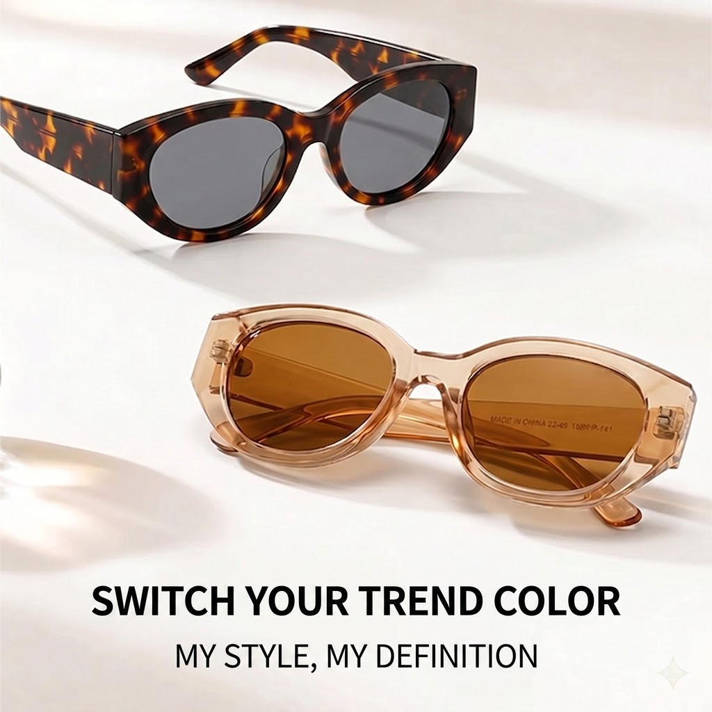 Women Men Classic Cat-Eye Pola - Women'S Accessories Designer ulasan dan harga