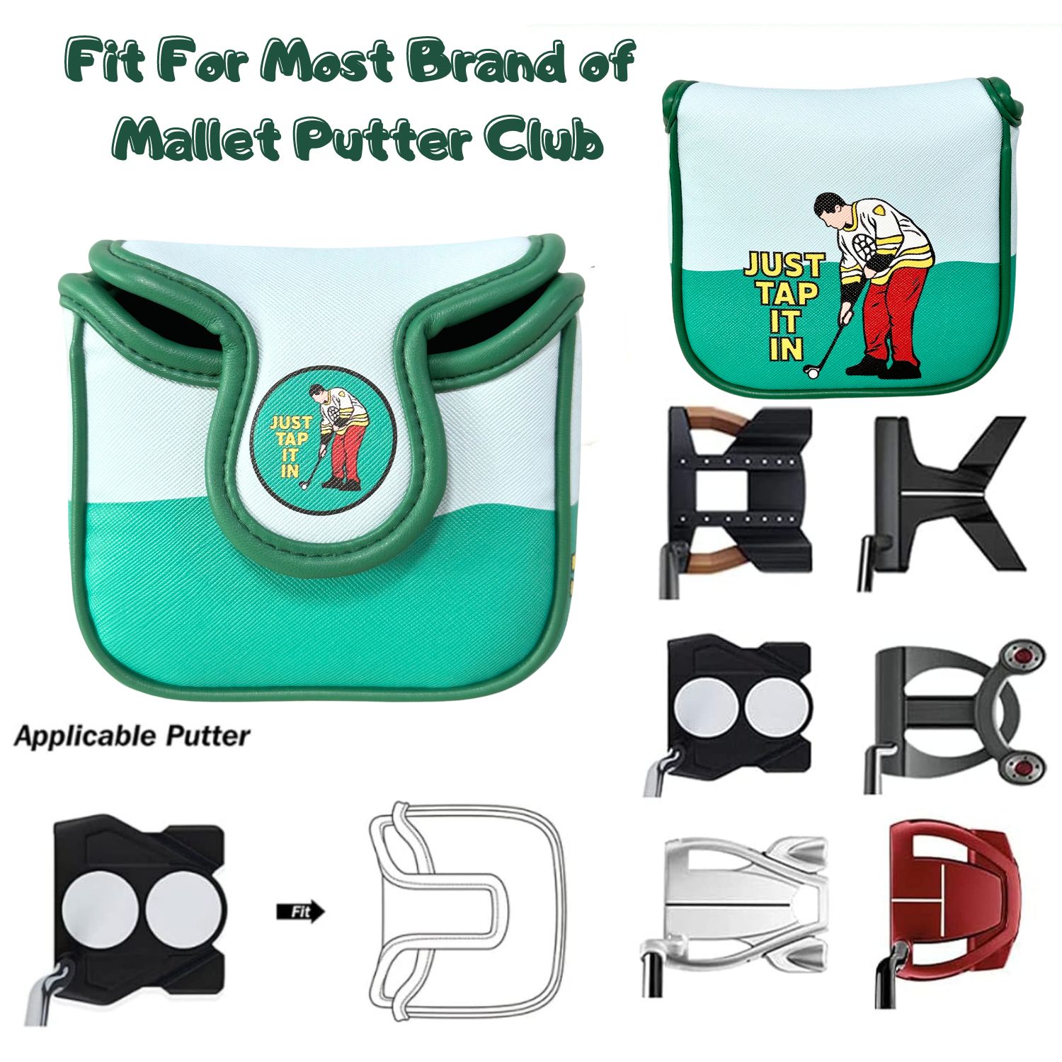Funny PU Leather Golf Putter C - Women'S Essential Accessories ulasan dan harga