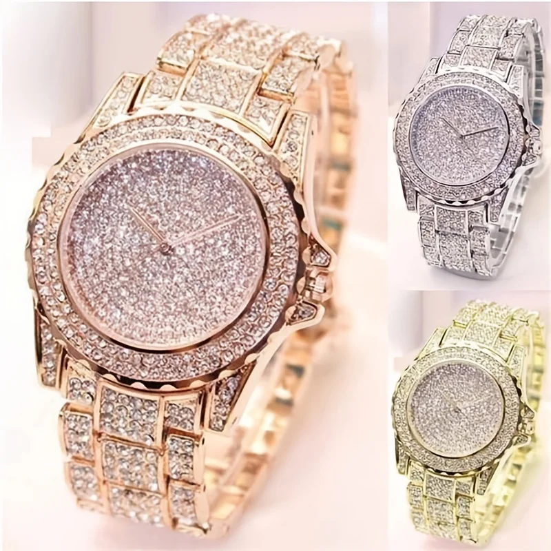 Fashion Crystal Full Steel Wom - Women Accessories Display ulasan dan harga