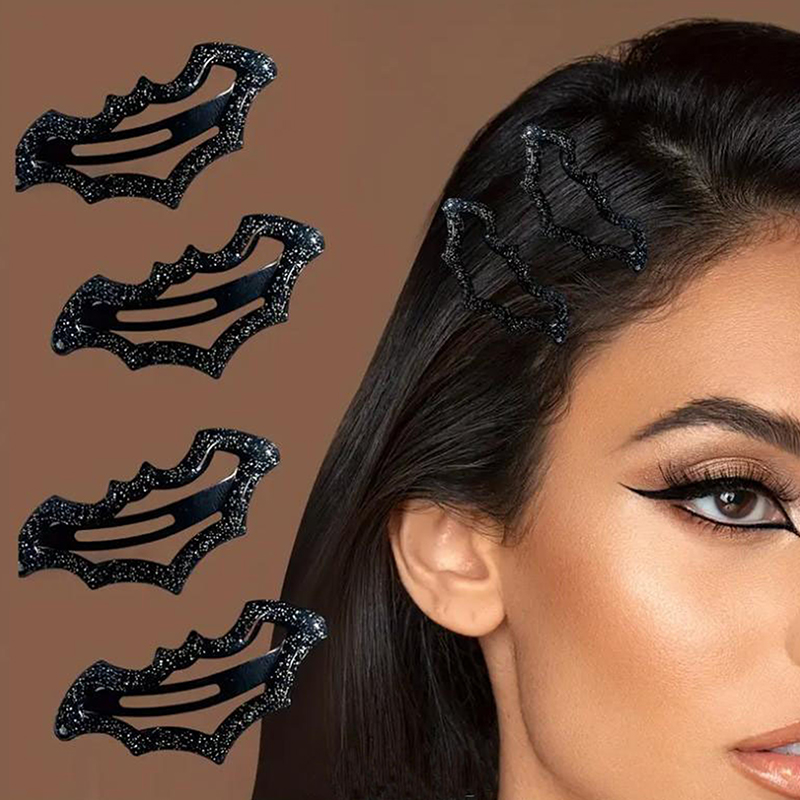 10Pcs Halloween Bat Hairpins S - Women'S Essential Accessories ulasan dan harga